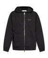 Givenchy Relaxed-fit Black Zip-up Hoodie With Drawstring Hood In Black