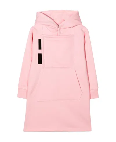 Givenchy Kids' Long Sleeve Hoodie Dress In Pink