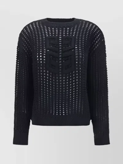 GIVENCHY LONG SLEEVE KNIT SWEATER