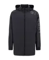 Givenchy Long-sleeve Logo-print Jacket In Black