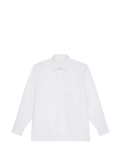 Givenchy Long-sleeve Pocket Shirt In Gray