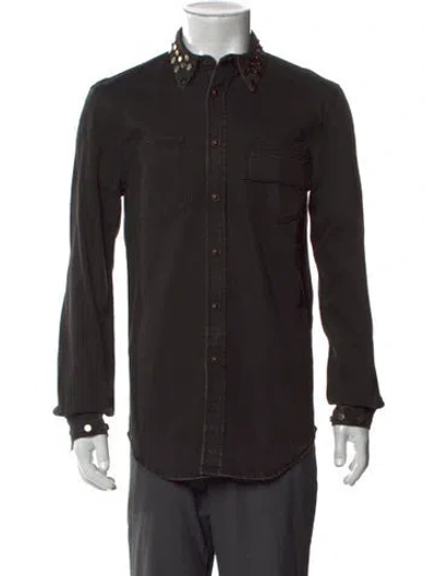 Pre-owned Givenchy Long Sleeve Shirt In Black