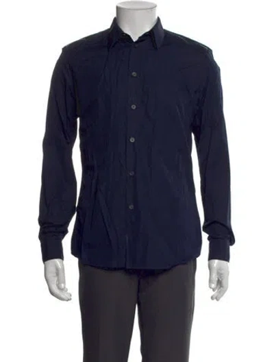 Pre-owned Givenchy Long Sleeve Shirt In Blue