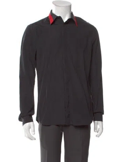 Pre-owned Givenchy Long Sleeve Shirt In Gray