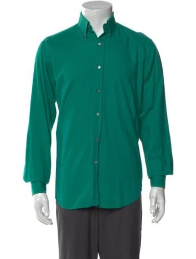 Pre-owned Givenchy Long Sleeve Shirt In Green
