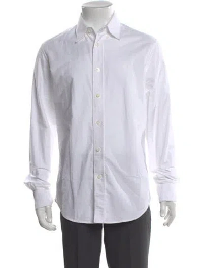 Pre-owned Givenchy Long Sleeve Shirt In White