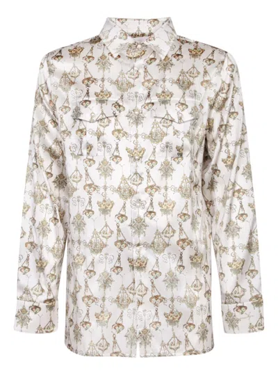 Givenchy Long Sleeve Shirt In Green