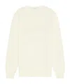 Givenchy Mens Ecru Brand-embroidery Crewneck Cotton Jumper In Neutral