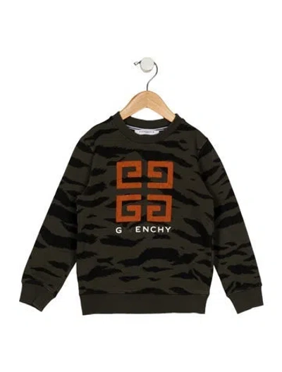 Pre-owned Givenchy Babies'  Long Sleeve Sweatshirt In Green