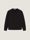 Givenchy Long Sleeve T-shirt In Cotton With  Patch In Black