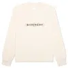 Givenchy Long Sleeve T-shirt In White