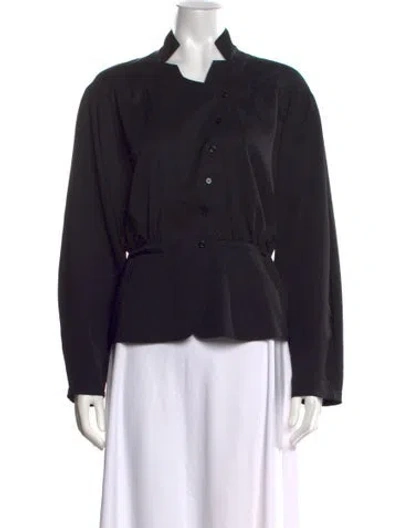 Pre-owned Givenchy Long Sleeve Top In Black