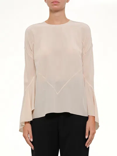 Givenchy Long Sleeve Top In Neutral