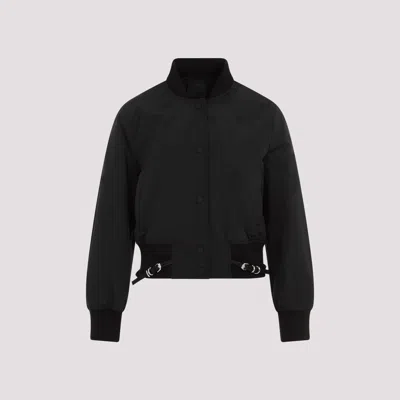 Givenchy Black Bomber Jacket In Cotton Blend
