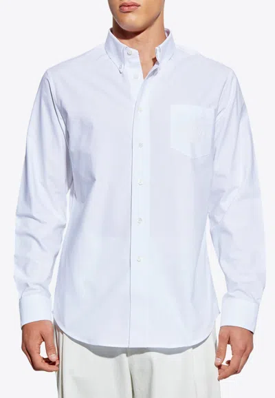 Givenchy Long-sleeved Buttoned Shirt In White