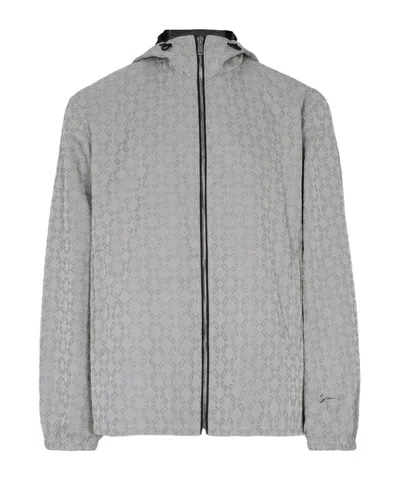 Givenchy Windbreaker In Monogram 72 Jacquard In Black
