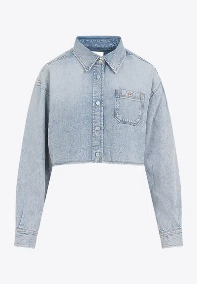 GIVENCHY LONG-SLEEVED CROPPED SHIRT