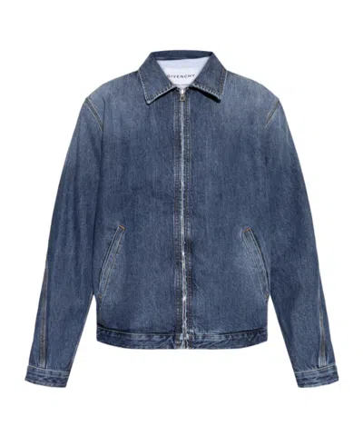 GIVENCHY GIVENCHY ZIP-UP DENIM JACKET
