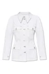 Givenchy Denim Buttoned Jacket In White