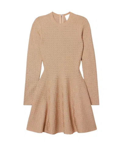Givenchy Long-sleeved Dress In Neutral