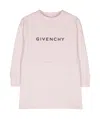 Givenchy Long-sleeved Dress In Pink