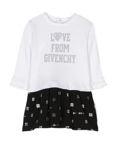 Givenchy Long-sleeved Dress In White