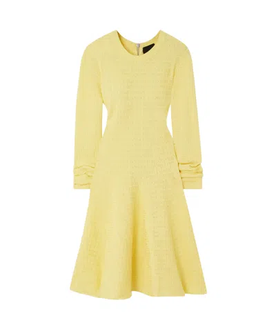 Givenchy Long Sleeved Dress In Yellow