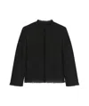 Givenchy Veste En Tweed Et Lurex In Black