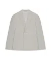 Givenchy Slim Fit Jacket In Wool In Cloud Gray