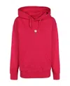 Givenchy Long-sleeved Hooded Sweater In Red