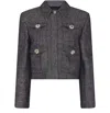 Givenchy 4-pocket Linen-blend Jacket In Black