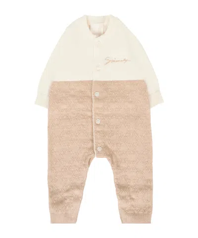 Givenchy Long-sleeved Jumpsuit In Brown