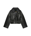 Givenchy Blouson En Nappa Avec Col Ajustable In Black
