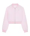 Givenchy Blouson With Back Embroidery In Pink