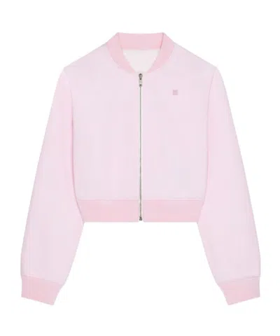 GIVENCHY GIVENCHY 4G EMBROIDERED ZIPPED BOMBER JACKET