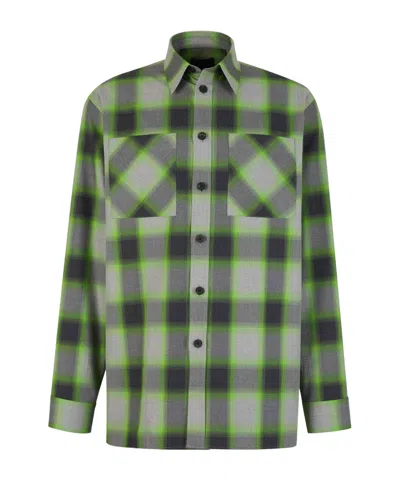 GIVENCHY LONG-SLEEVED PLAID SHIRT