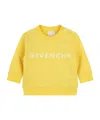 Givenchy Long-sleeved Round-neck Sweater In Yellow