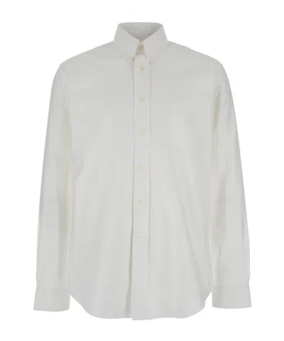 GIVENCHY GIVENCHY LOGO EMBROIDERED LONG-SLEEVED SHIRT