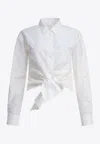 Givenchy Shirt With Bow In White