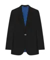 Givenchy Veste Slim En Laine Avec Clip 2g In Black
