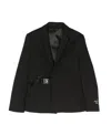 Givenchy Long-sleeved Suit Coat In Black