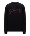 Givenchy Long-sleeved Sweater In Black