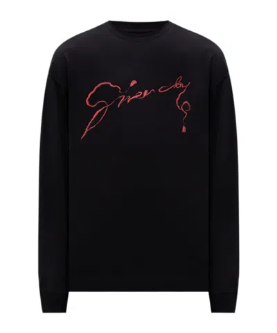 GIVENCHY GIVENCHY LOGO PRINTED LONG-SLEEVED T-SHIRT
