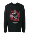 Givenchy Long-sleeved Sweater In Black