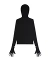 Givenchy Long-sleeved Sweater In Black