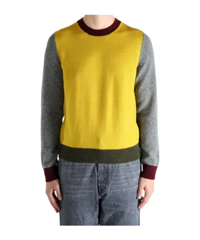 Givenchy Long-sleeved Sweater In Yellow
