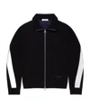 Givenchy Mens Black Open Seam Contrast Zip-through Cotton-jersey Track Jacket In Black