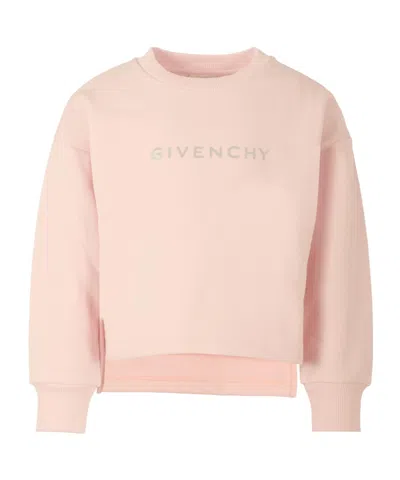Givenchy Long-sleeved Sweatshirt In Pink