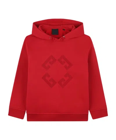 Givenchy Long-sleeved Sweatshirt In Red