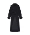 Givenchy Long-sleeved Windbreaker In Dark Blue